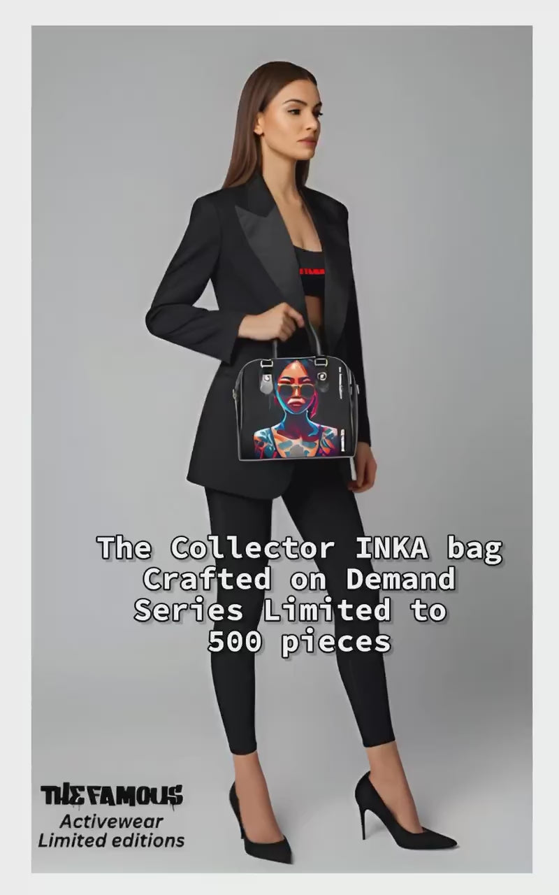 NKA Tattoo Art Handbag -  Limited Edition designer handbag from TheFamous Studio